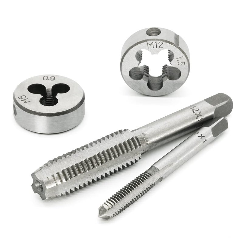 GMTOOLS 60PCS Tap and Die Set, Metric Standard Size M3 to M12, Threading Tool Set with Complete Accessories and Storage Case, Tap Die Kit for Threading and Rethreading Internal and External Threads - Image 2